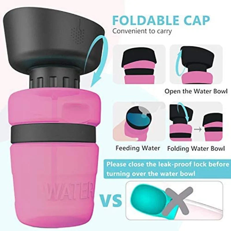 Fold 'N' Go Dog Water Bottle