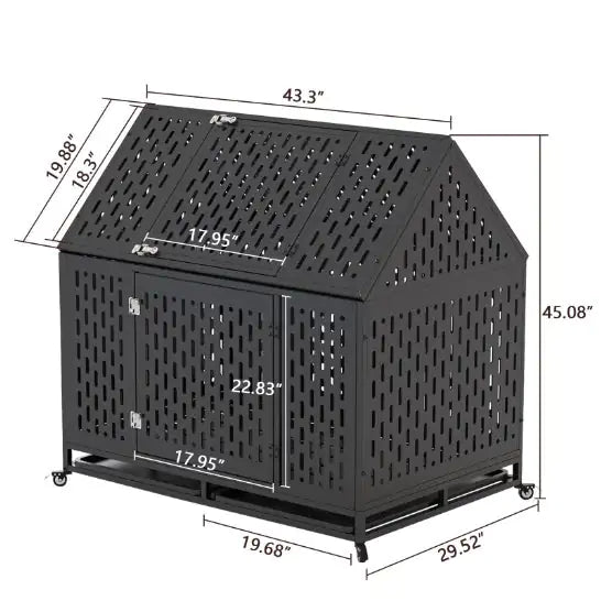 Heavy-Duty Canine Kennel