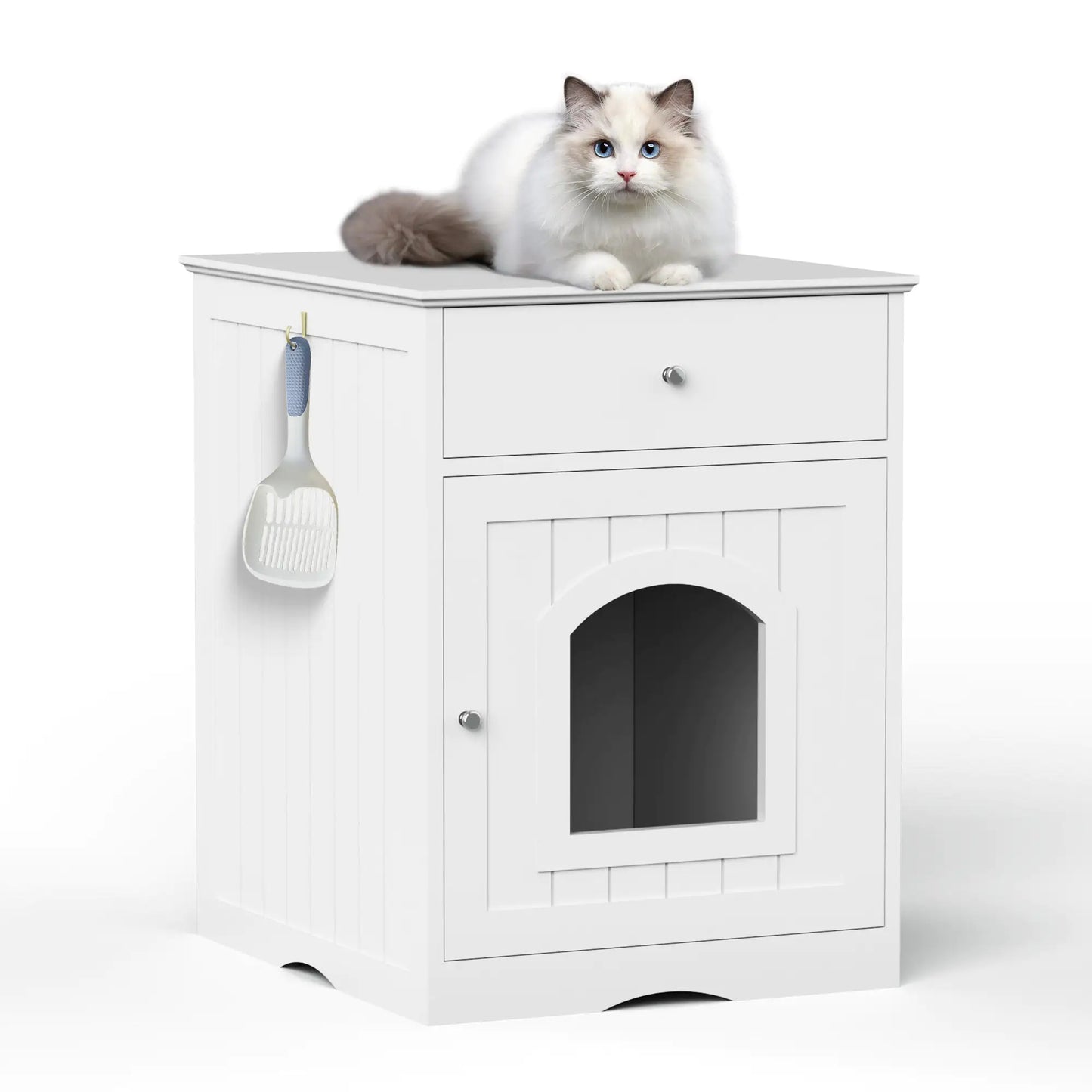 Wooden Cat Commode