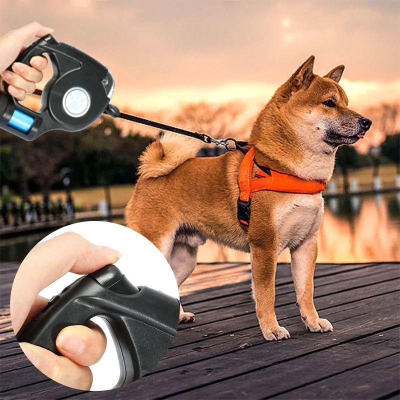 LED Flashlight Pet Leash