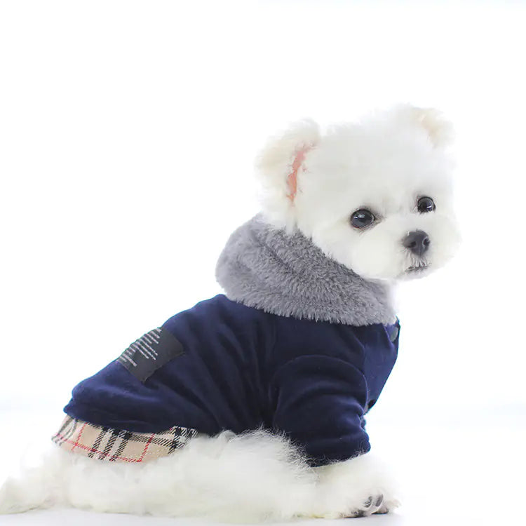 Velvet Cotton Pet Jacket