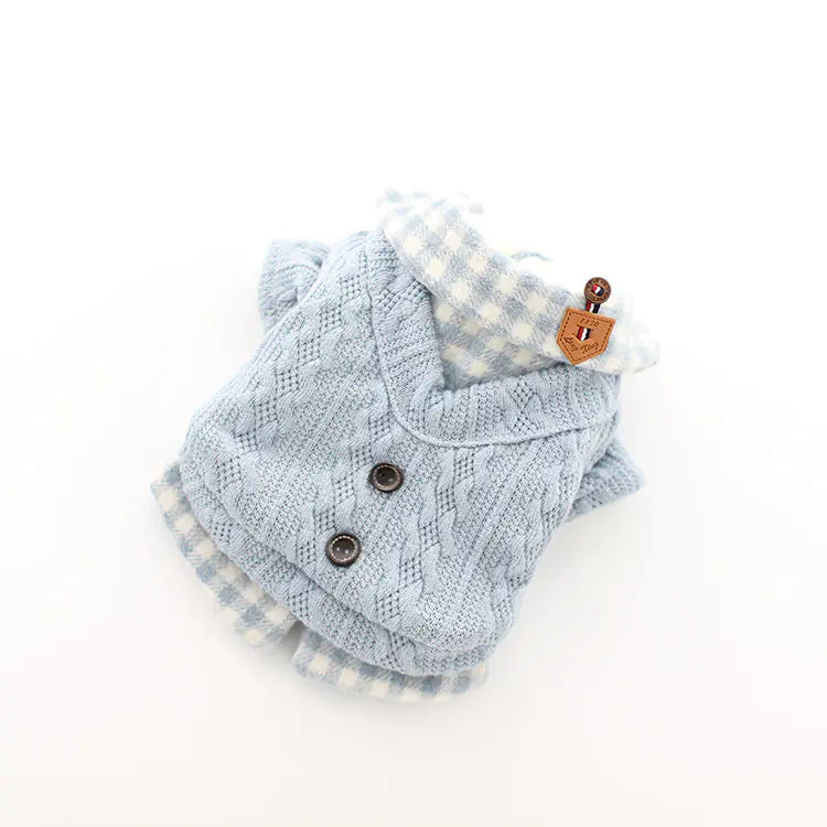 Elegant Plaid Pet Attire