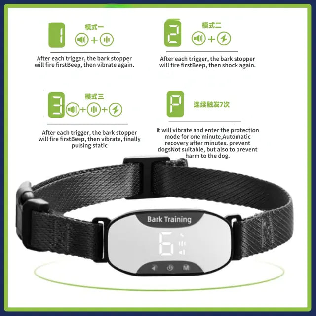 Anti-Bark Dog Training Collar