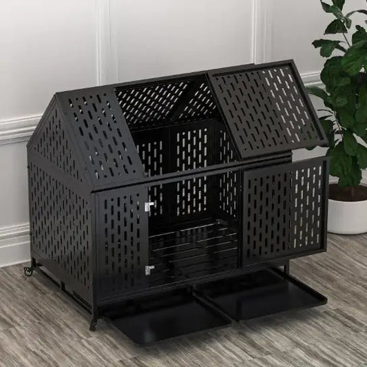 Heavy-Duty Canine Kennel