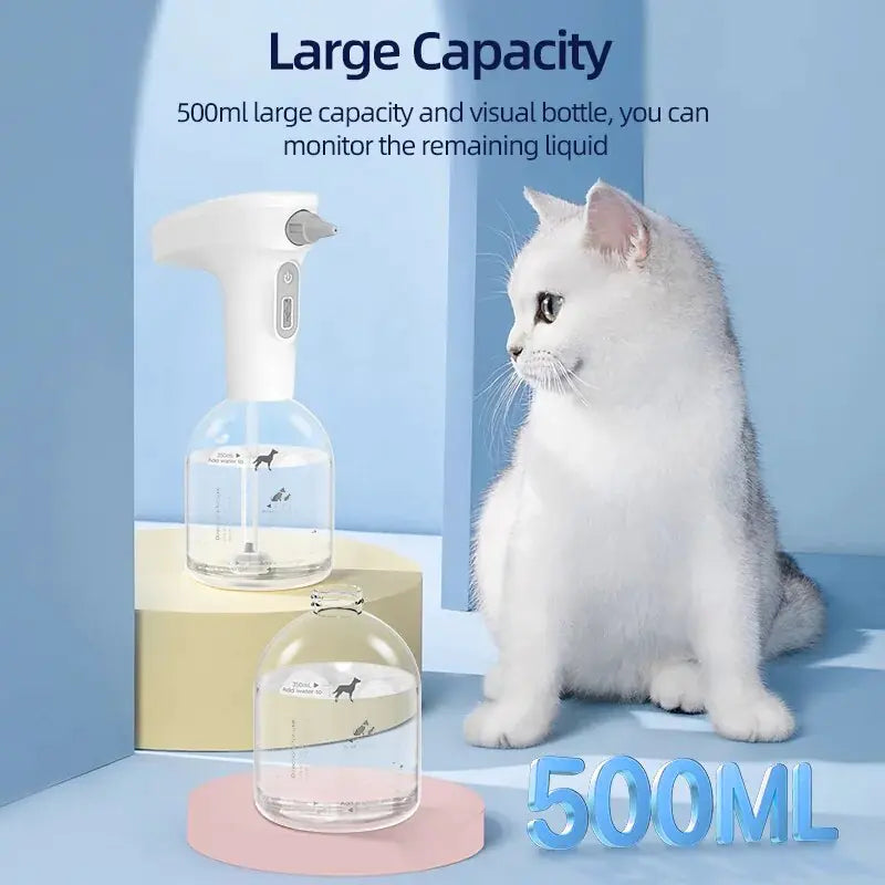 Electric Pet Bathing Foam Dispenser