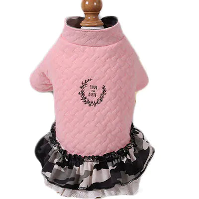 Warm Cotton Skirt Dress