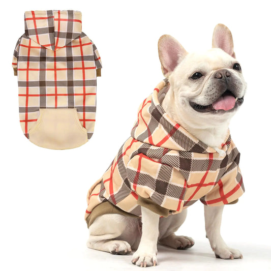 Plaid Pup Hoodie